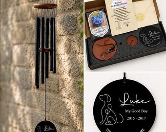 Pet Memorial Gift, Dog Memorial Wind Chime, Memorial Gift Loss of Dog Cat, Cat Memorial Wind Chime, Dog Remembrance Gift, Pet Memorial, Cat