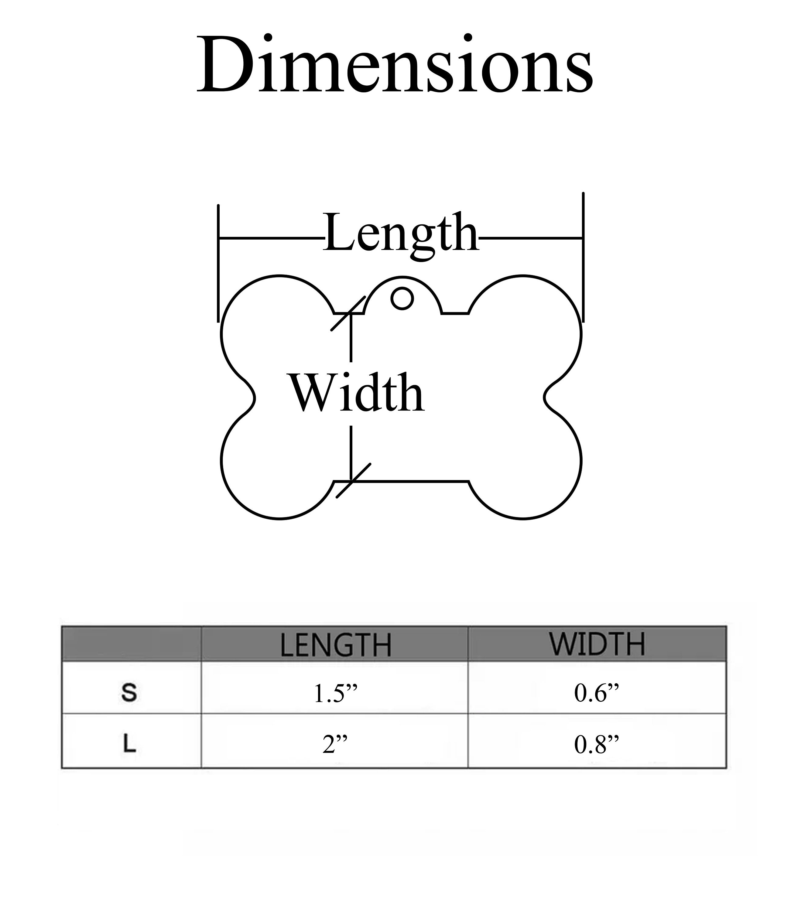 Stainless Steel Dog Tag Bone Shape Dog Tag Personalized Bone Etsy