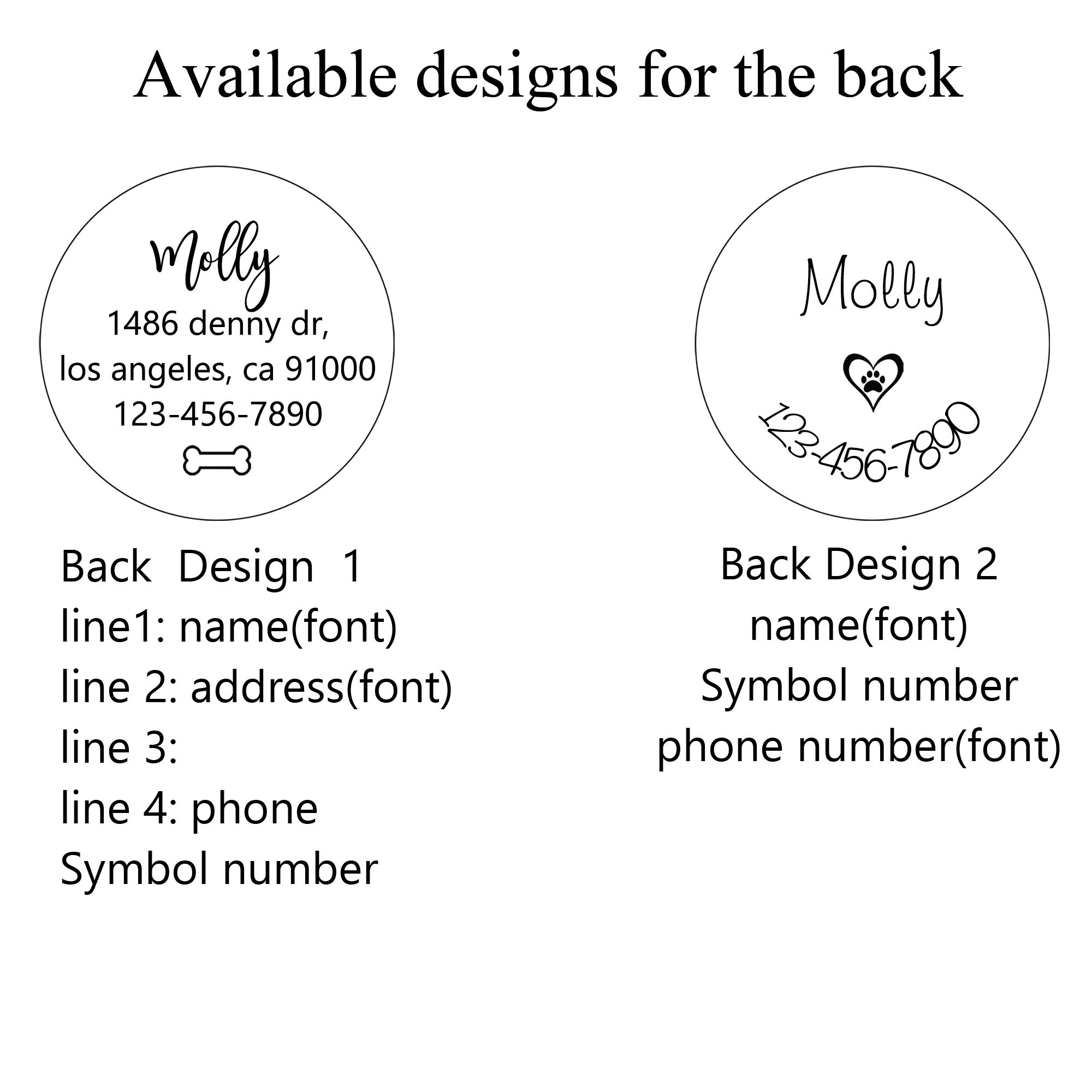 3D Dog Tags Pet Dog Tag Dog ID Tag Personalized Pet Dog ID Etsy