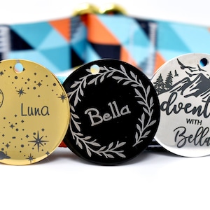 Stainless Steel Dog Tag, Pet dog tag, dog ID tag, Personalized pet dog tag, puppy tag, dog ID Tag, dog tag for dogs