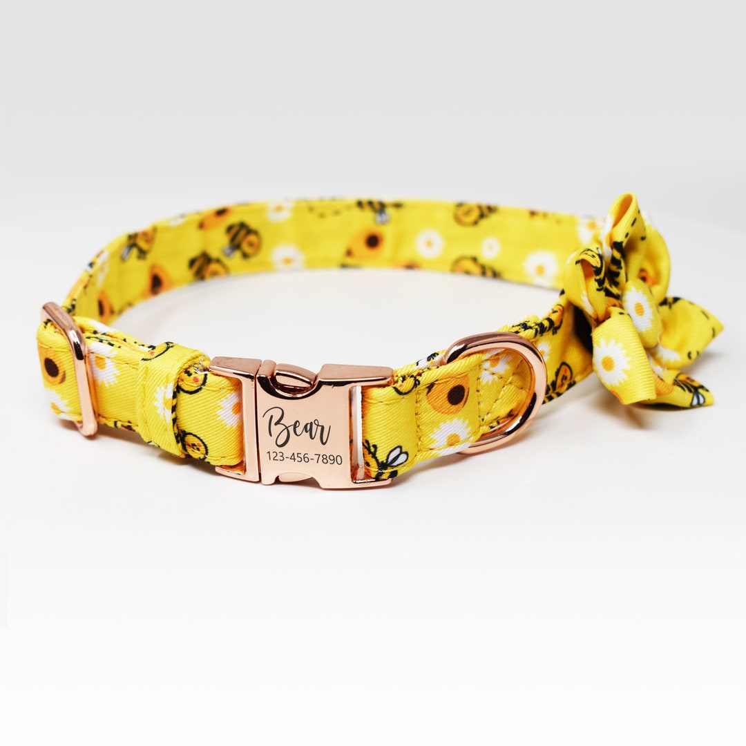 Personalized Dog Collar, Custom Engraved High Quality ID Dog Collar