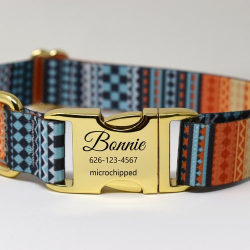 Personalized Dog Collar Custom Engraved High Quality ID Dog Etsy