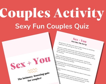 Printable Sex Game: Couples Sex Quiz Intimacy Exercises Sex - Etsy