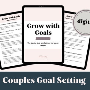 Goal Setting Relationship Workbook: Relationship Planner, Couples Therapy, Goal Planner, Marriage Therapy, Relationship Therapy