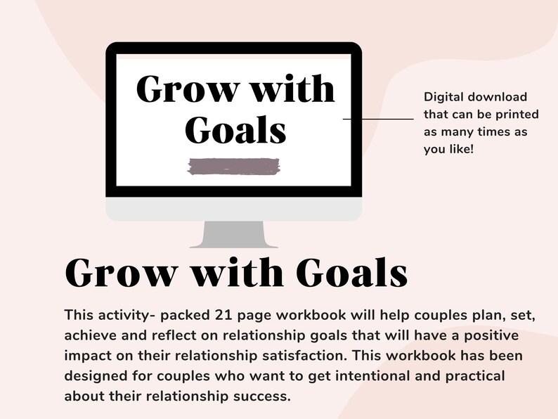 Goal Setting Relationship Workbook: Relationship Planner, Couples Therapy, Goal Planner, Marriage Therapy, Relationship Therapy image 3