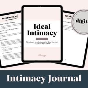 Journal for Intimate Relationships: Sex Workbook, Couples Therapy Journal, Relationship Workbook, Relationship Journal, Intimacy Pdf