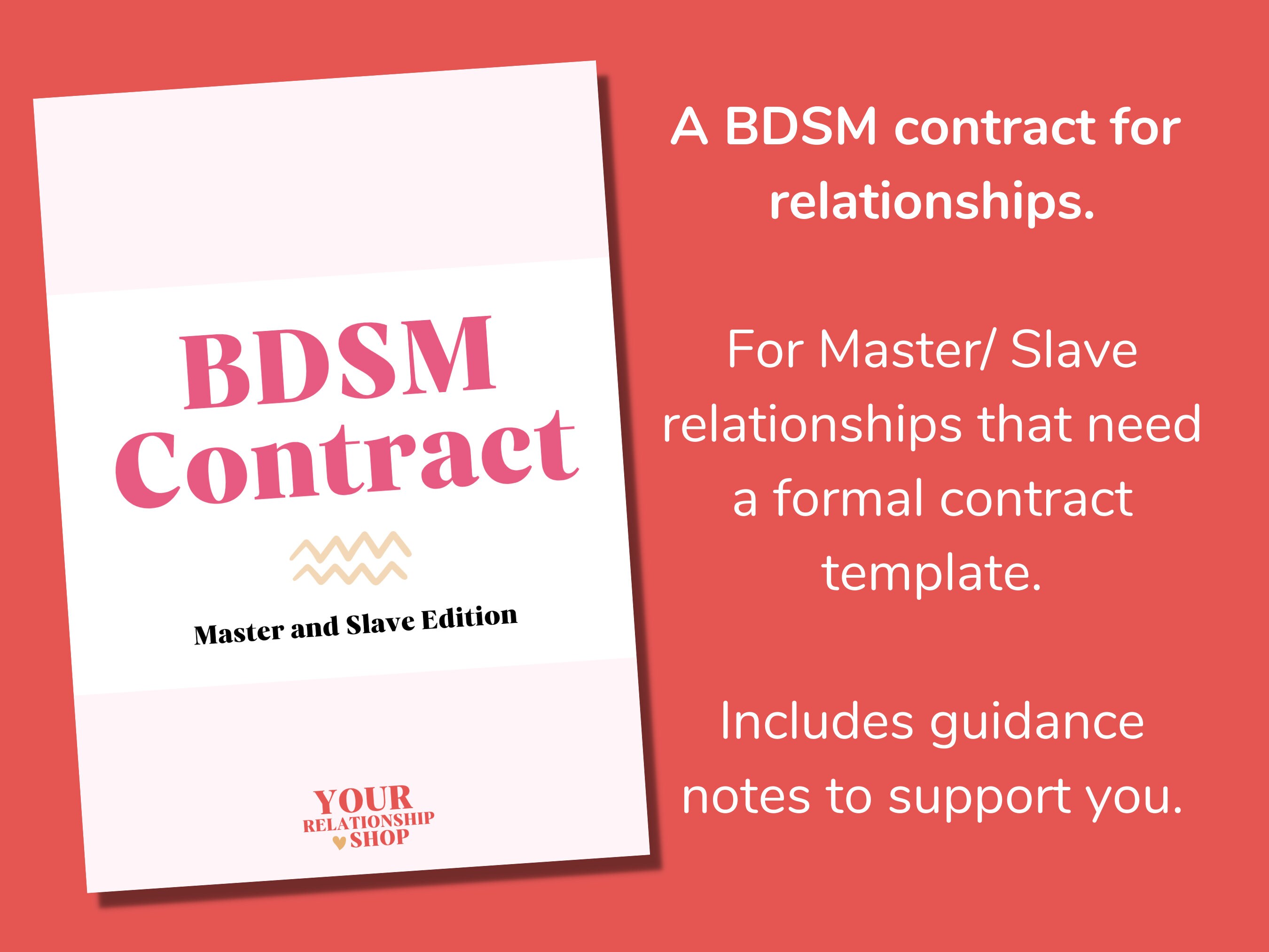Free examples of a bdsm contract