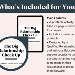 Couples Workbook: Relationship Planner, Couples Therapy, Relationship Journal, Goal Planner, Marriage Journal, Intimate Relationships image 4