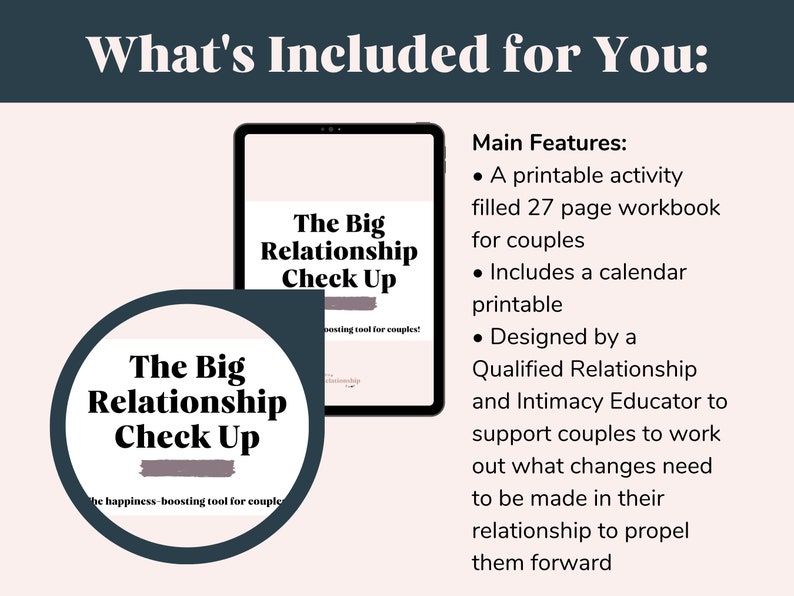 Couples Workbook: Relationship Planner, Couples Therapy, Relationship Journal, Goal Planner, Marriage Journal, Intimate Relationships image 4