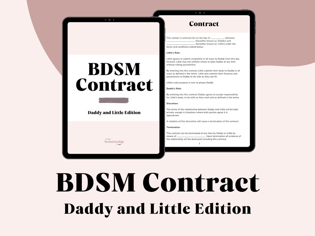 Contrato BDSM para relaciones DDLG: Dd/lg, contrato Ddlg, contrato de  castidad, juego de edad Ddlg, libro de trabajo BDSM, imprimibles BDSM,  collar BDSM - Etsy México, image size:1080x810