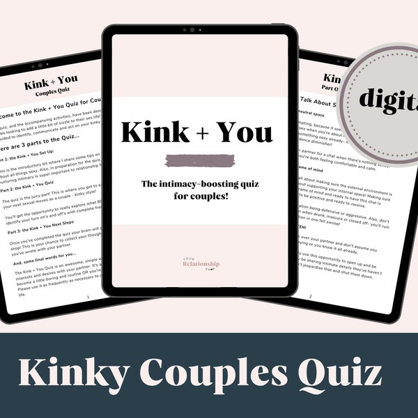 Kink List: Bdsm Training, Bdsm Workbook, Sex Journal, BDSM Journal, BDSM Planner, Sex Couples Questions, BDSM Checklist, Kink workbook