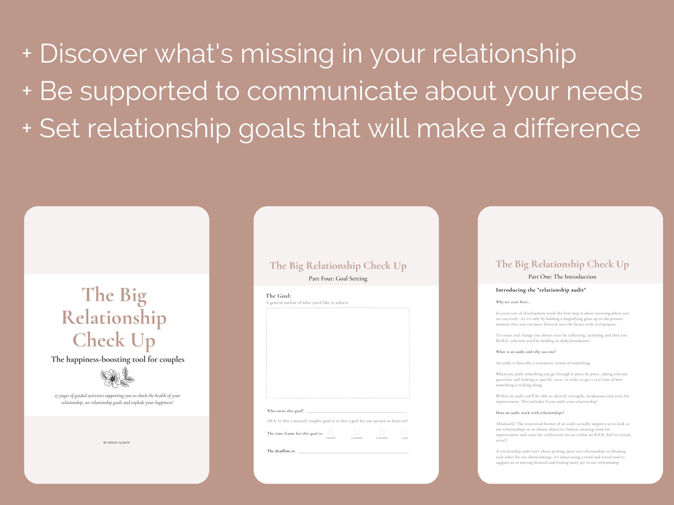 Couples Relationship Workbook Relationship Planner Couples Etsy UK