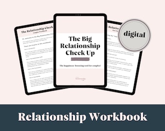 Couples Workbook: Relationship Planner, Couples Therapy, Relationship Journal, Goal Planner, Marriage Journal, Intimate Relationships
