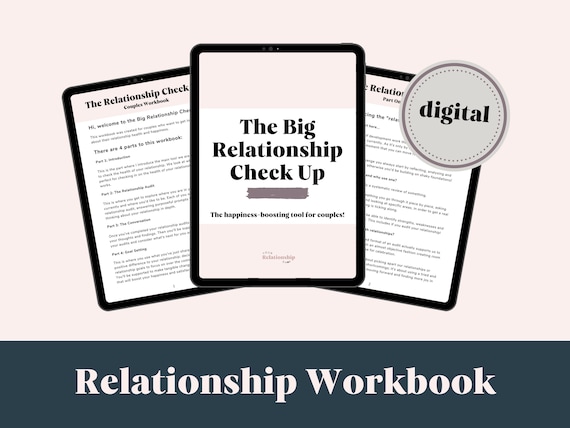 Couples Workbook: Relationship Planner, Couples Therapy, Relationship Journal, Goal Planner, Marriage Journal, Intimate Relationships