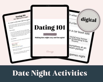 Date Night Ideas Cards: Date Night Cards, A Year of Dates, Date Night in a Jar, Date Night Kit, Date Night Coupons, Couples Game for Him Her