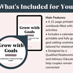 Goal Setting Relationship Workbook: Relationship Planner, Couples Therapy, Goal Planner, Marriage Therapy, Relationship Therapy image 4