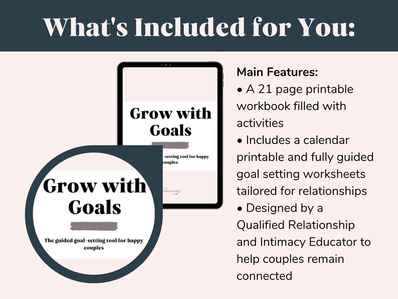 Goal Setting Relationship Workbook: Relationship Planner, Couples Therapy, Goal Planner, Marriage Therapy, Relationship Therapy image 4
