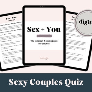 Printable Sex Game: Couples Sex Quiz, Intimacy Exercises, Sex Therapy, Sex Worksheet, Intimate Relationship, Date Night Game for Couples