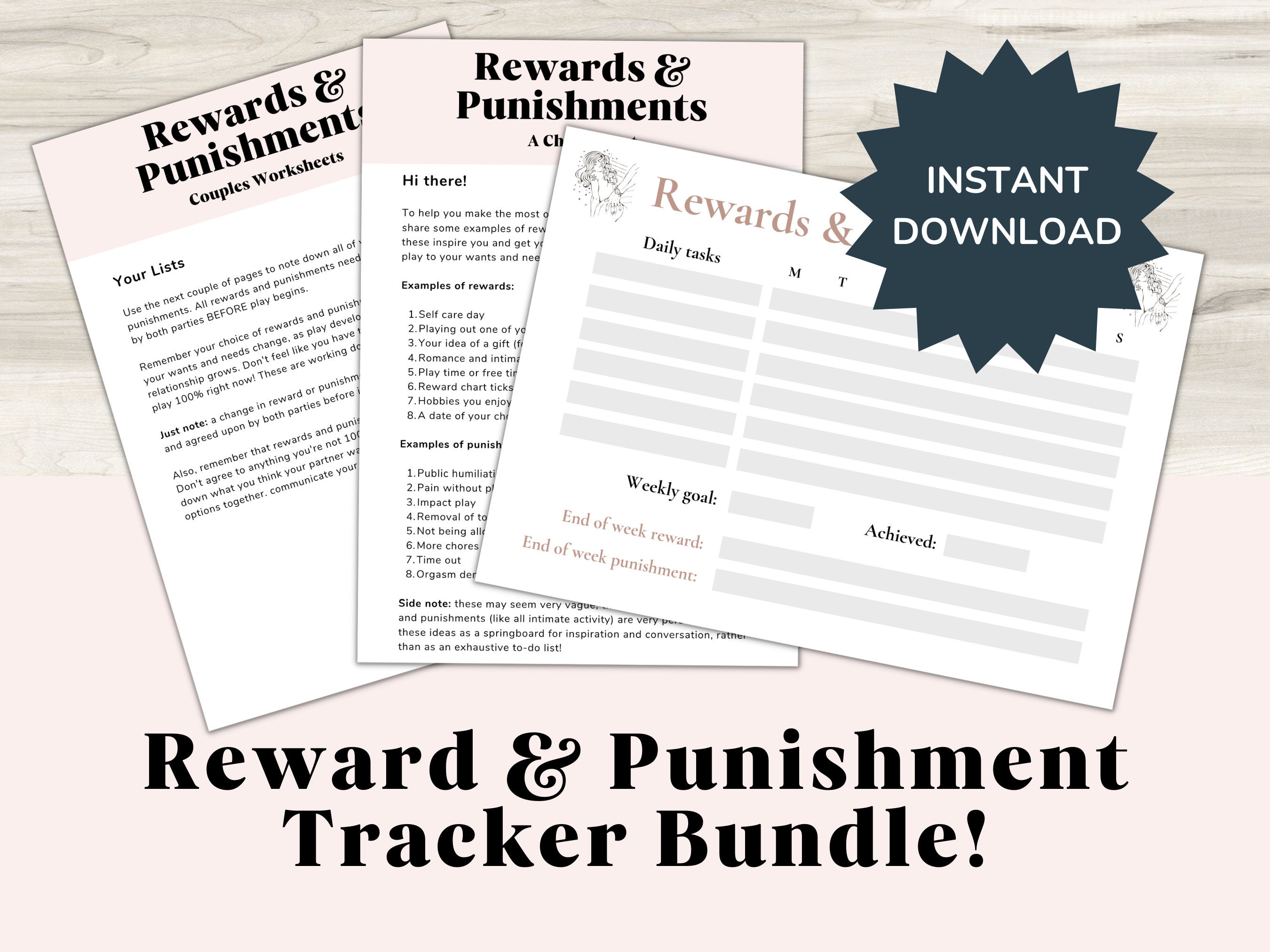 BDSM Reward and Punishment Tracker BDSM and Fetish Behaviour