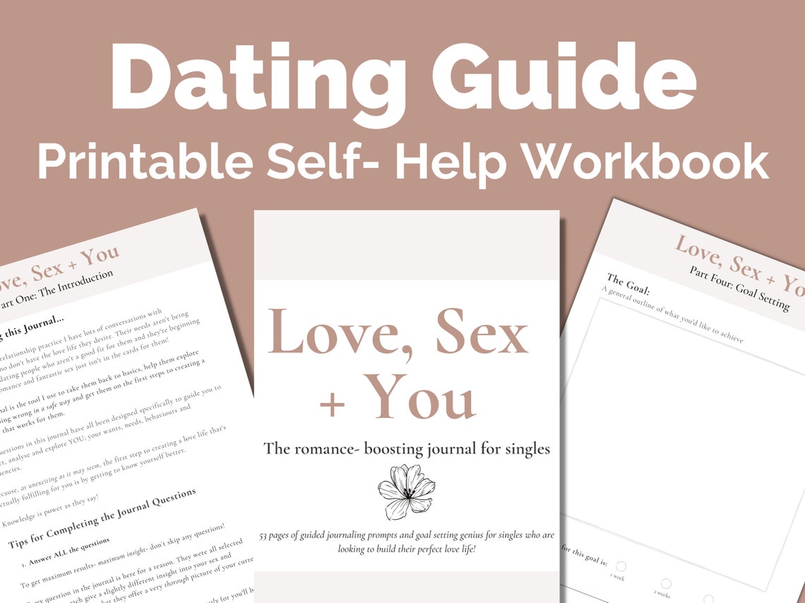 Dating Self Help Workbook: Journal Printable for | Etsy