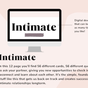 Adult Game for Couples: Intimate Relationships, Intimacy Cards, Couples Questions, Date Night Cards, Date Night Game, Intimacy Ebook image 3