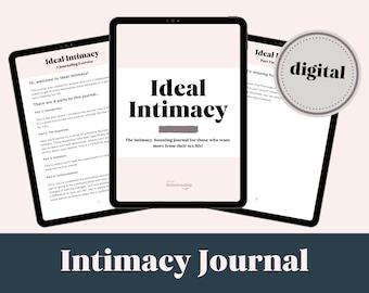 Intimacy Journal: Sex Journal, Sex Therapy, Sex Questions, Intimate Relationships, Sex Workbook, Intimacy Worksheets, Love Sex Therapy