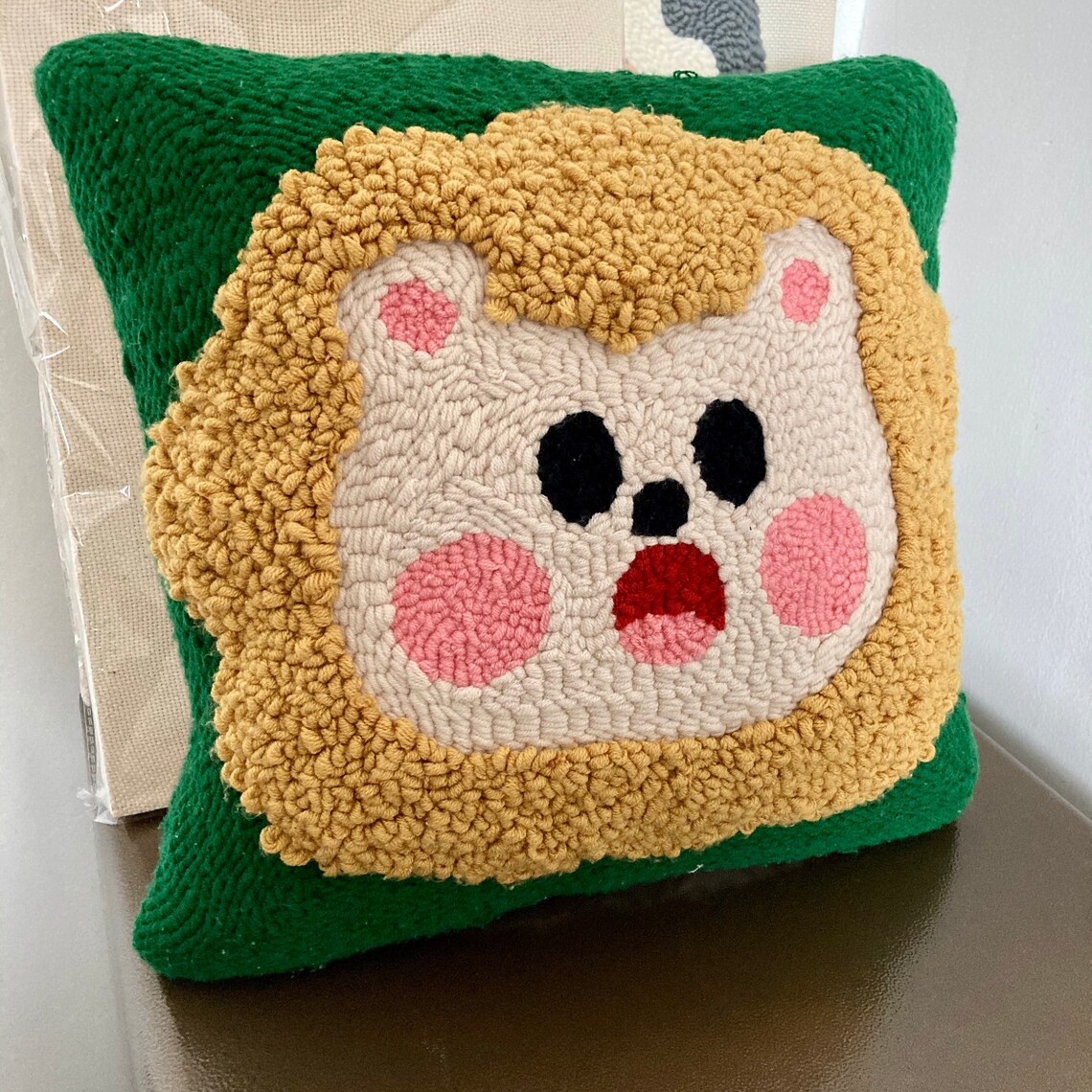 Punch Needle Patterns Pillow cushion Hooking Punch Needle Art Etsy