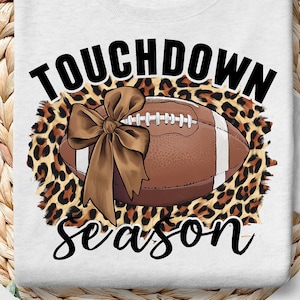 Touchdown Season Coquette Png, Coquette Football png, Football Mom png, Football Mama png, Football Season png, Trending Png, Popular Png