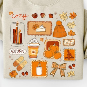 Cozy Season Png, Girly Fall Png, Autumn Png, Retro Halloween Png, Preppy Fall Pumpkin Png Thanksgiving Png, Lace Fall Cozy Season Bow Png