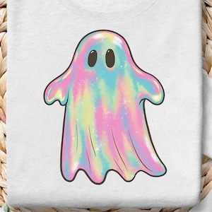 Retro Disco Iridescent Ghost Sublimation PNG, Cute Disco Ghost PNG, Retro Cute Ghost PNG, Glitter Ghost Ghost png Spooky Png, Popular png