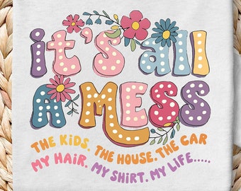 Funny Mom PNG: Retro Sublimation Design (Digital Download)