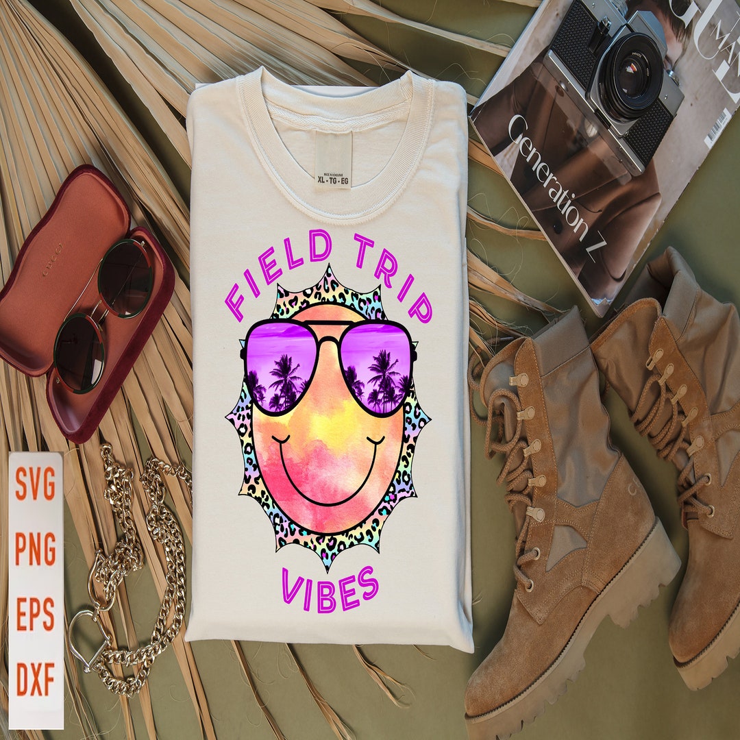 Field Trip Vibes SVG, Field Day SVG, Last Day of School SVG, Field Trip