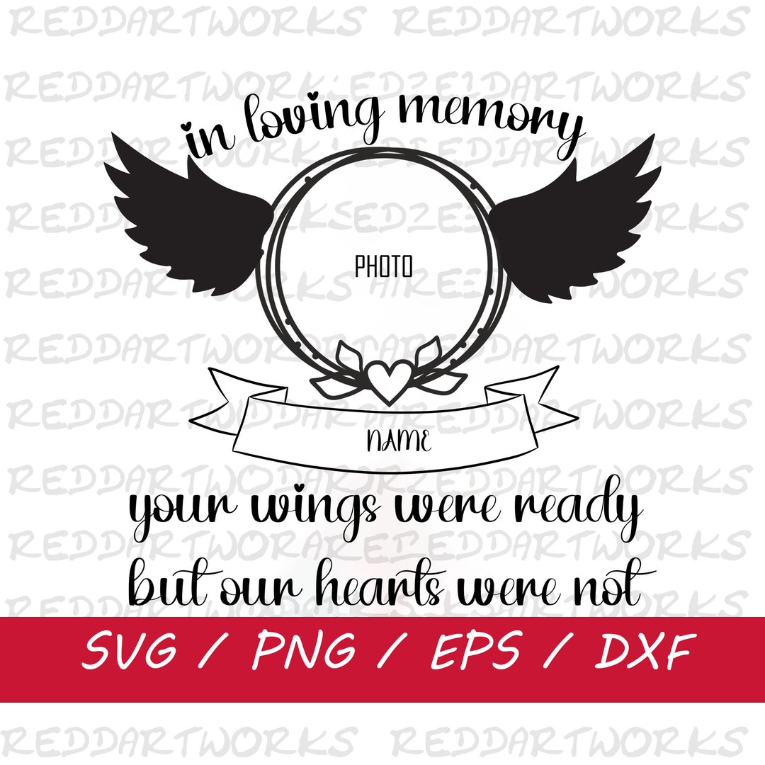 In Loving Memory SVG, Memorial SVG, in Memory SVG, in Loving Memory Png
