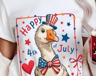 Mamá Ganso PNG del 4 de julio, Coqueta patriótica (Descarga digital)