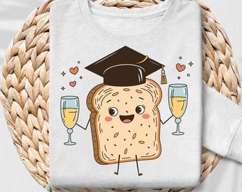 Graduation Toast Clipart, Graduate PNG, Shirt Design (Digital Download)