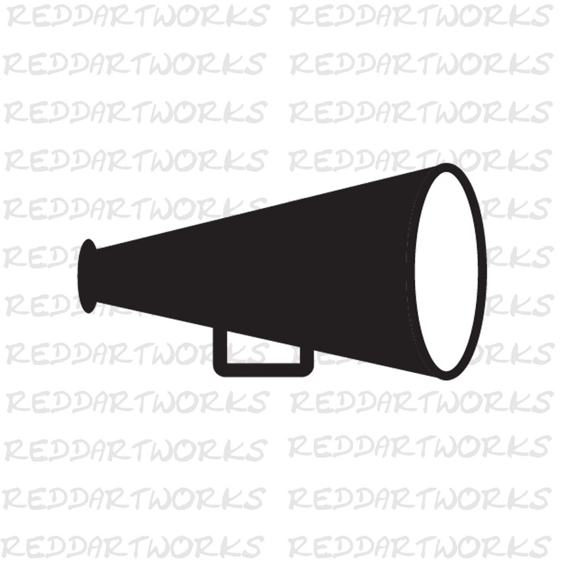 Cheer Megaphone Megaphone Svg Cheer SVG Cheer Mom SVG Etsy