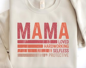 Mama Shirt PNG, Mother's Day Design, Clipart (Digital Download)