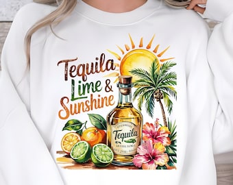 Tequila Lime Sunshine, png, zomerclipart (digitale download)