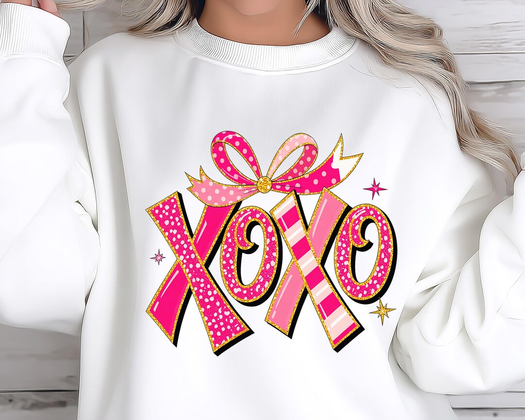 Valentine XOXO Valentines Day PNG Sublimation, V-day Love Quote Design ...
