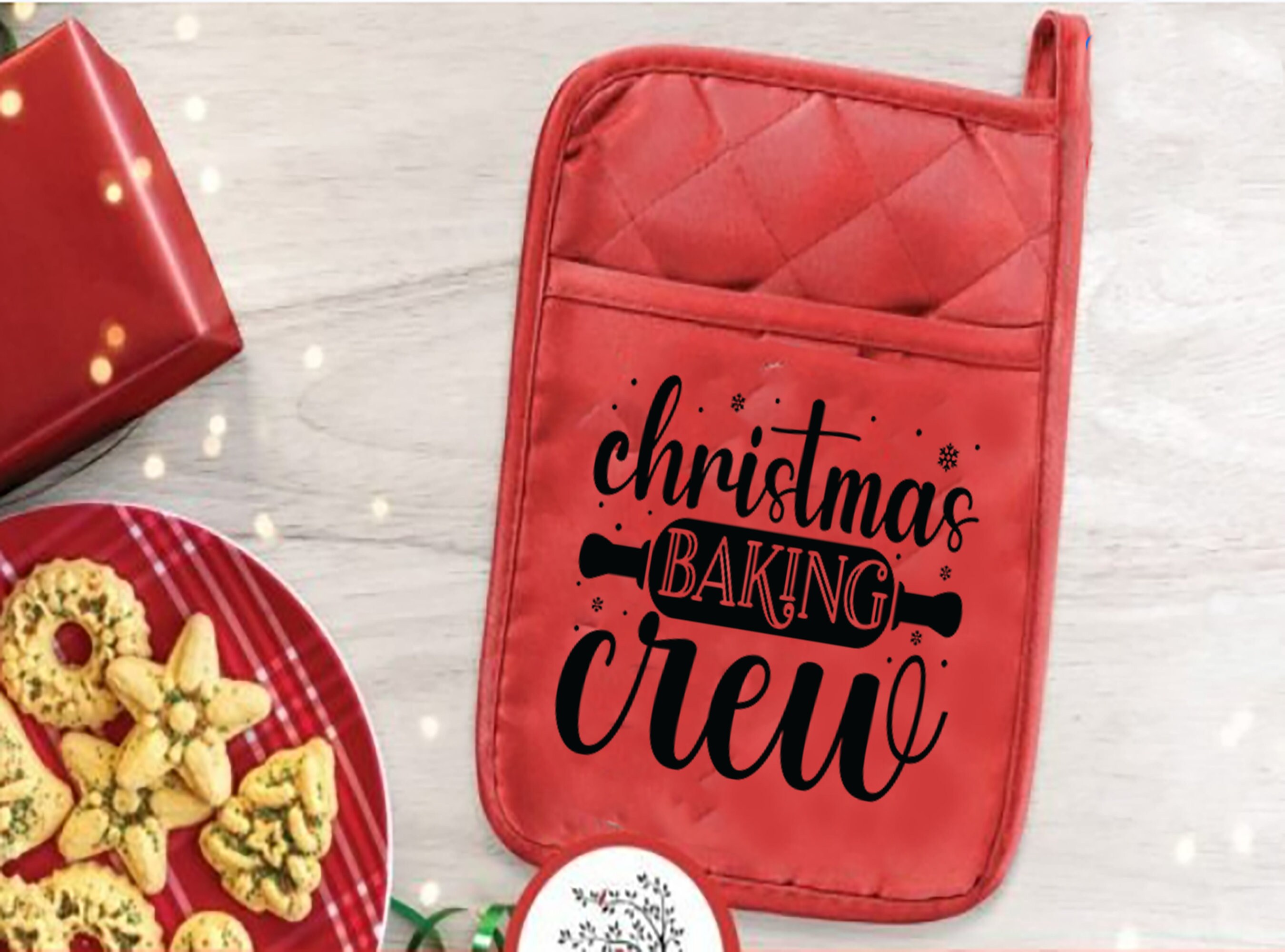Christmas Pot Holder SVG Pot Holder SVG Baking SVG Kitchen Etsy