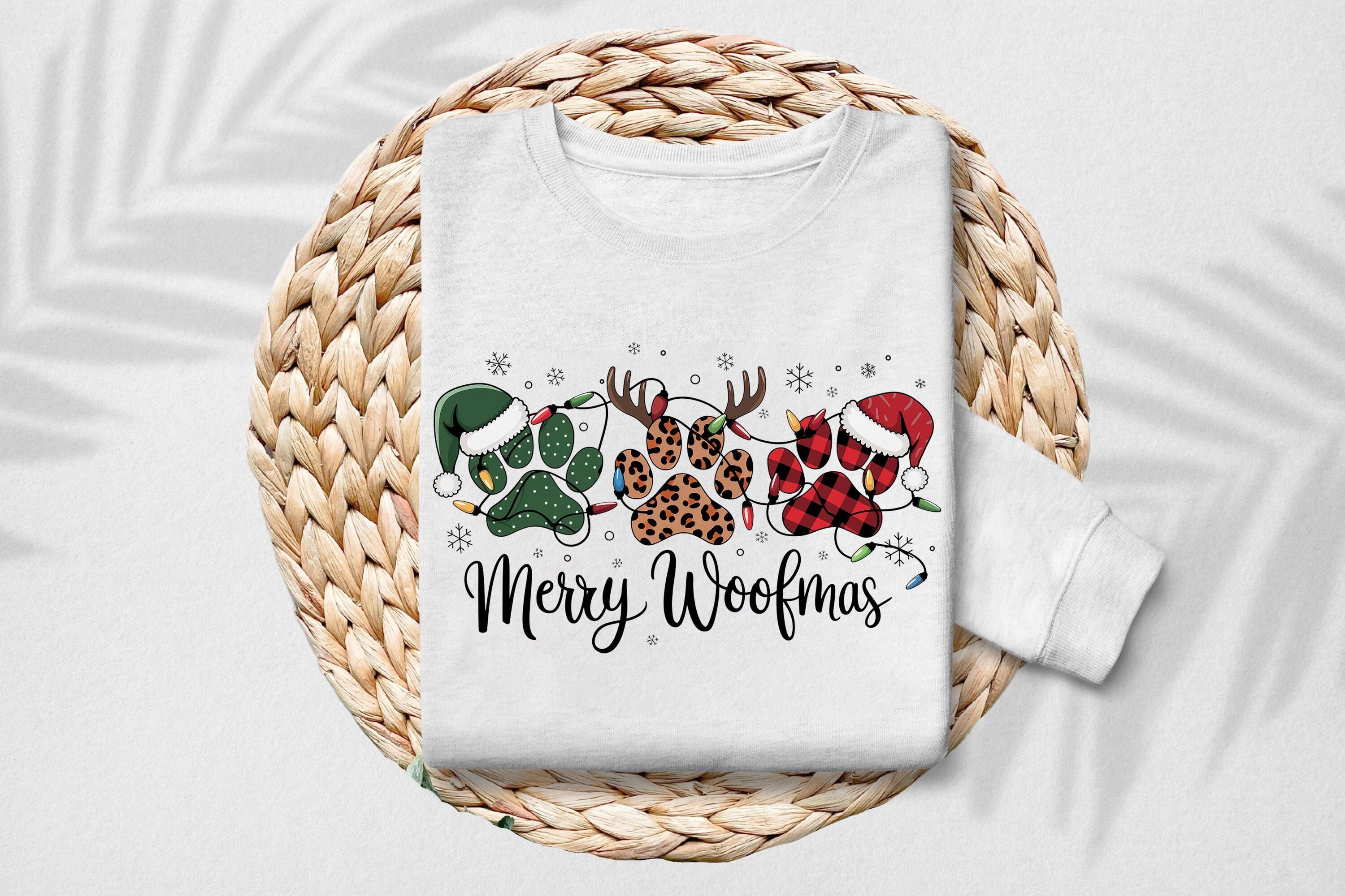 Maman chien PNG, Noël chien PNG, joyeux Woofmas PNG, amoureux des chiens png, conception de Noël png, maman chien png