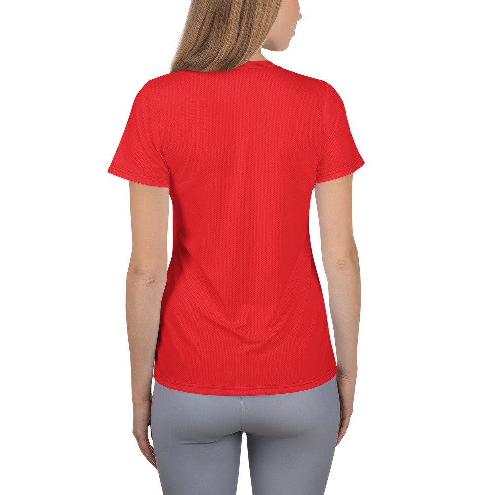 Charmlly Women's Sport Tshirt red Etsy