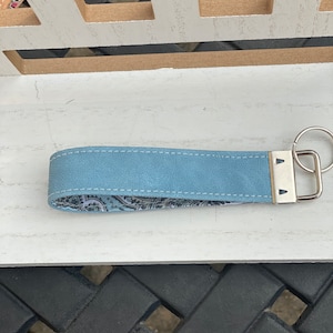 Faux leather Keychain | Wristlet | Wristlet Strap |Wrist Lanyard | New Car | Teacher Gift | Bridesmaid gift | Gift for her | Gift for him