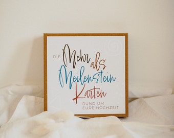 More than milestone cards for your wedding - postcard set with inspiration and food for thought from nina-traut-euch