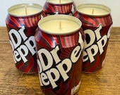 Dr Pepper Can Candle | Smells Like The Drink | Natural Soy Wax Scented | Quirky Fun Gift Ideas | Best Presents | Handmade UK | Cherry