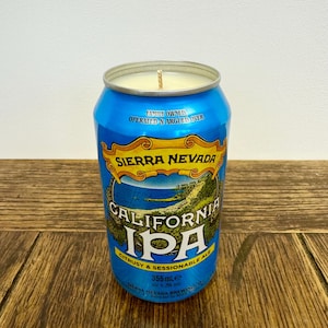 Sierra Nevada California IPA Beer Can Candle | Scented Soy Wax | Fun Quirky Gift Present | Craft Beer Lover | Fathers Day