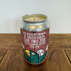Beavertown Can Candle | Citronella | Soy Wax | Outdoor Candles | Camping Camper Van | Summer BBQ Party | Craft Beer Garden