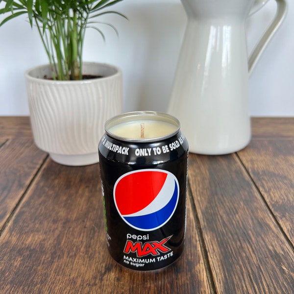 Pepsi Max Can Candle | Natural Soy Wax Candle | Scented Candle | Quirky Gift | Unique Gift Ideas | Best Presents | Handmade UK | Must Have