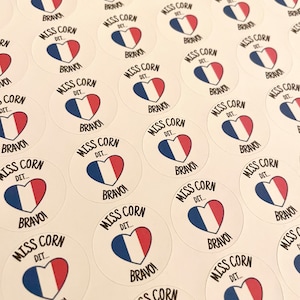 French Stickers - Personalised Teacher Stickers
