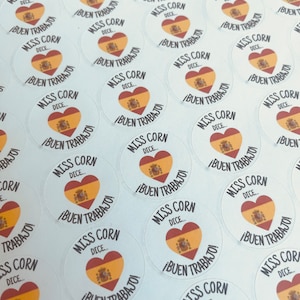 Pegatinas de español - Pegatinas personalizadas para profesores